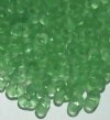 25 grams of 3x7mm Matte Green Farfalle Seed Beads